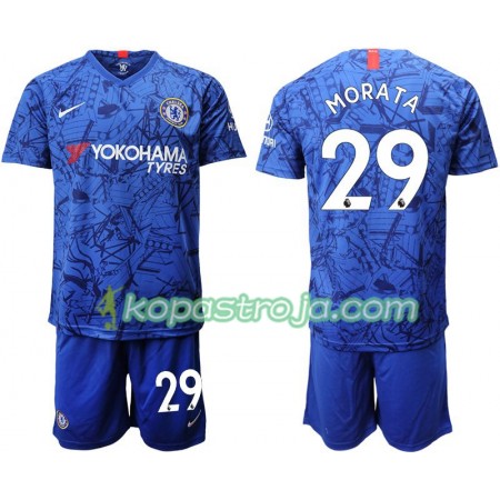 Billiga Fotbollströjor Chelsea Morata 29 Barn Hemma tröja 2019/20 Kortärmad